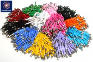 Braided Mini Lanyard - Mixed Colors, 75mm